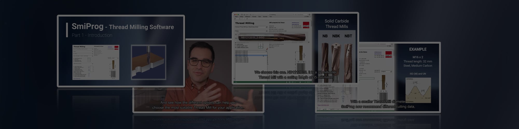 Série de vidéos de tutoriel : SmiProg, le logiciel pour le fraisage de filetage